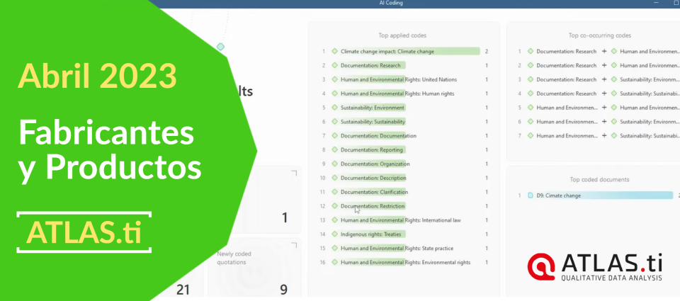 Libere el poder de la inteligencia artificial al servicio de la información cualitativa con Atlas.ti