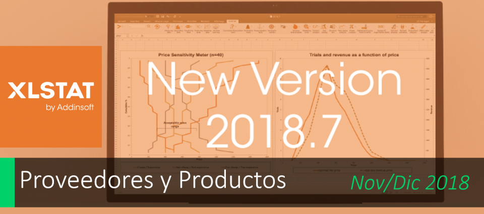 Nueva versión XLSTAT 2018.7