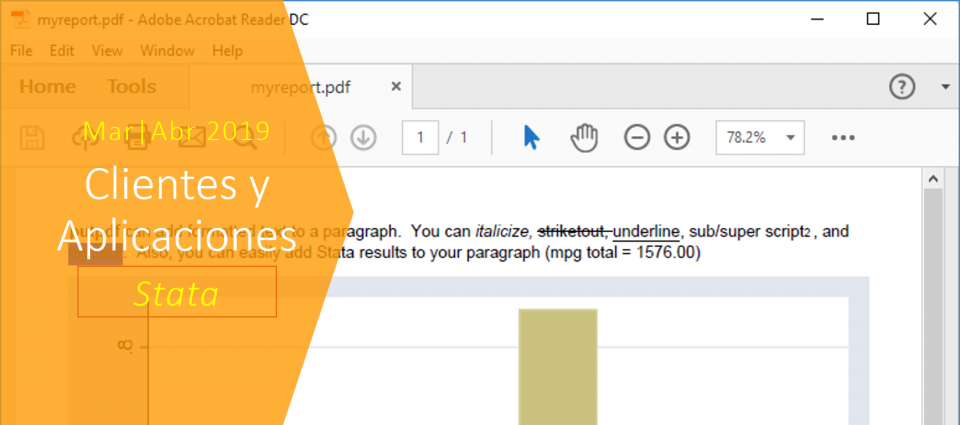 Cómo automatizar la producción de reportes PDF en Stata