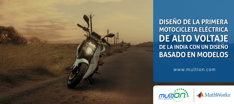 Diseño de la primera motocicleta eléctrica de alto voltaje de la India con un diseño basado en modelos