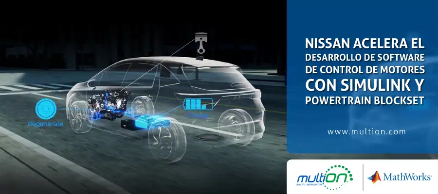 Nissan acelera el desarrollo de software de control de motores con Simulink y Powertrain Blockset