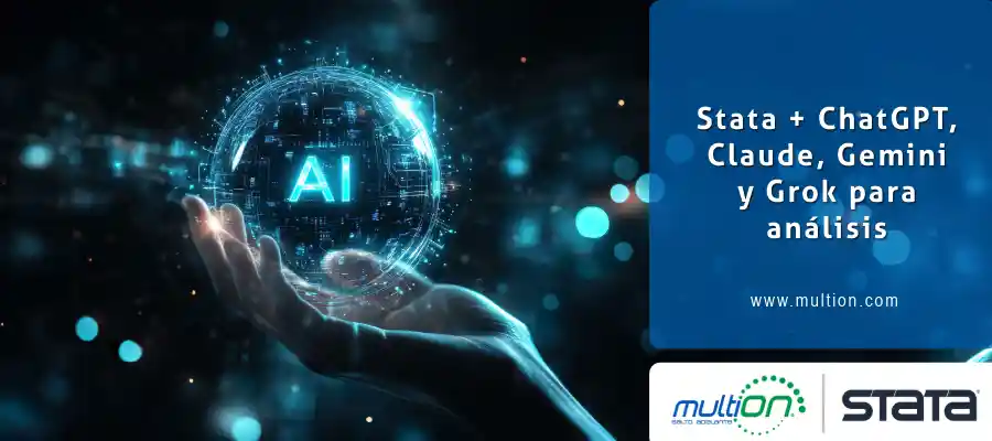 Stata + ChatGPT, Claude, Gemini y Grok para análisis