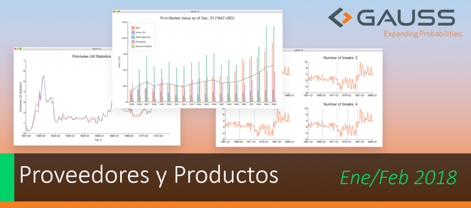 Aptech anuncia GAUSS TSMT 3.0