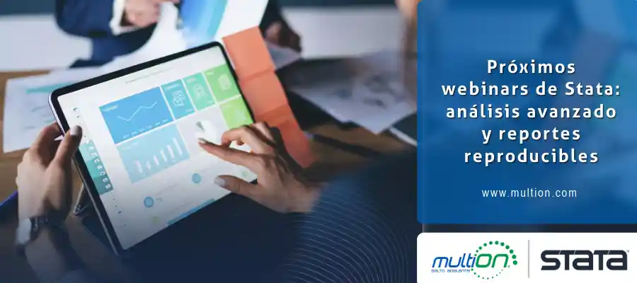 Próximos webinars de Stata: análisis avanzado y reportes reproducibles