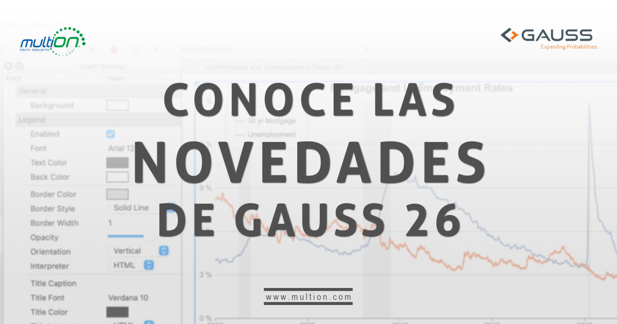 Conoce las novedades de GAUSS 26