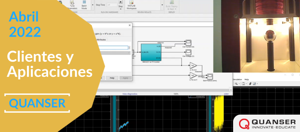 Utilizando Robust Control Toolbox™ de MathWorks® para el levitador magnético de Quanser