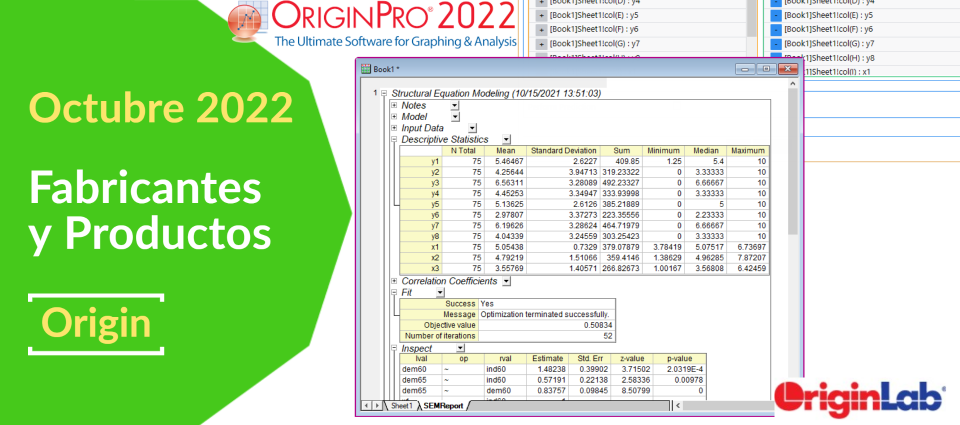 Esta aplicación es para la optimización de modelos de ecuaciones estructurales.